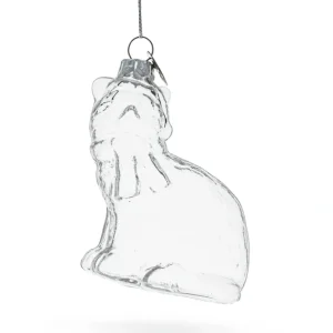 Shop All | Cat In Hat Clear - Blown Glass Christmas Ornament - CaringForTots - Professional Baby and Children's Products | Caring for Growth, Caring for Every Moment