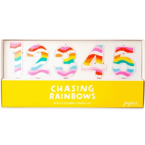 Shop All | Chasing Rainbows Acrylic Number Set 0-9 - CaringForTots - Professional Baby and Children's Products | Caring for Growth, Caring for Every Moment
