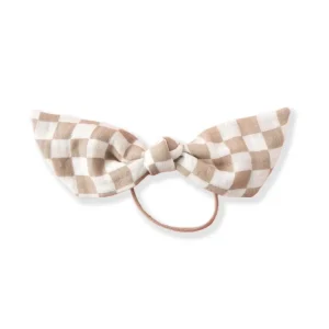 Shop All | Checkerboard - Tan | Modern Knot - CaringForTots - Professional Baby and Children's Products | Caring for Growth, Caring for Every Moment