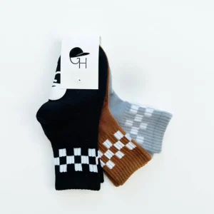 Shop All | Checkered Crew Socks Set - CaringForTots - Professional Baby and Children's Products | Caring for Growth, Caring for Every Moment