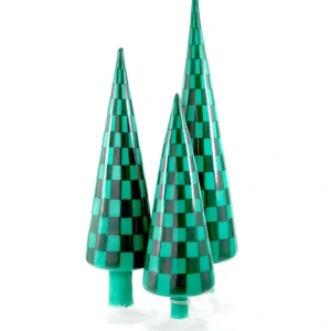 Shop All | Checkered Treesgreen Set Of 3 - CaringForTots - Professional Baby and Children's Products | Caring for Growth, Caring for Every Moment