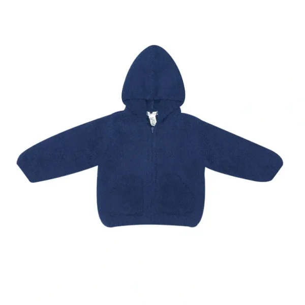 Shop All | Chenille Hoodie - Navy - CaringForTots - Professional Baby and Children's Products | Caring for Growth, Caring for Every Moment