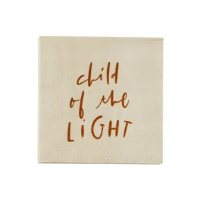 Shop All | Child Of The Light Cocktail Napkins - CaringForTots - Professional Baby and Children's Products | Caring for Growth, Caring for Every Moment