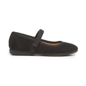 Shop All | Classic Suede Mary Janes In Black - CaringForTots - Professional Baby and Children's Products | Caring for Growth, Caring for Every Moment