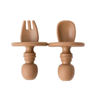 Shop All | Clay Mini Spoon And Fork Set - CaringForTots - Professional Baby and Children's Products | Caring for Growth, Caring for Every Moment
