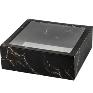 Shop All | Clear Window Gift Boxes Square Black 6" X 6" X 2" 12 Pack - CaringForTots - Professional Baby and Children's Products | Caring for Growth, Caring for Every Moment