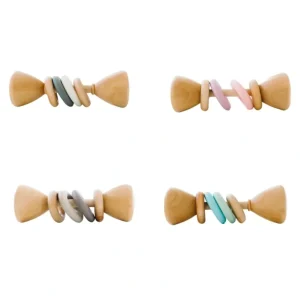 Shop All | Color Block Classic Baby Rattle - CaringForTots - Professional Baby and Children's Products | Caring for Growth, Caring for Every Moment