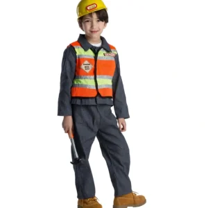 Shop All | Construction Worker Costume - Kids - CaringForTots - Professional Baby and Children's Products | Caring for Growth, Caring for Every Moment