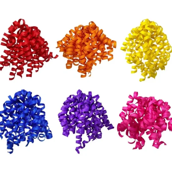 Shop All | 6-Count Self-Adhesive Primary Curly Bows Gift Wrap Accessory - CaringForTots - Professional Baby and Children's Products | Caring for Growth, Caring for Every Moment