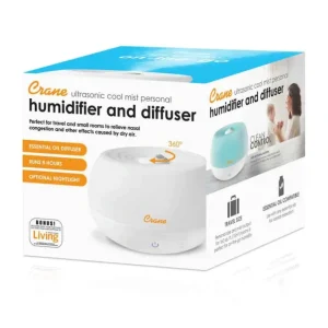 Shop All | Crane 0.2 Gal. Personal Humidifier White - CaringForTots - Professional Baby and Children's Products | Caring for Growth, Caring for Every Moment