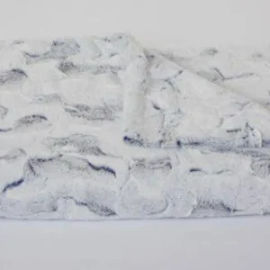 Shop All | Cream Navy Duotone Rabbit Crib Blanket - CaringForTots - Professional Baby and Children's Products | Caring for Growth, Caring for Every Moment