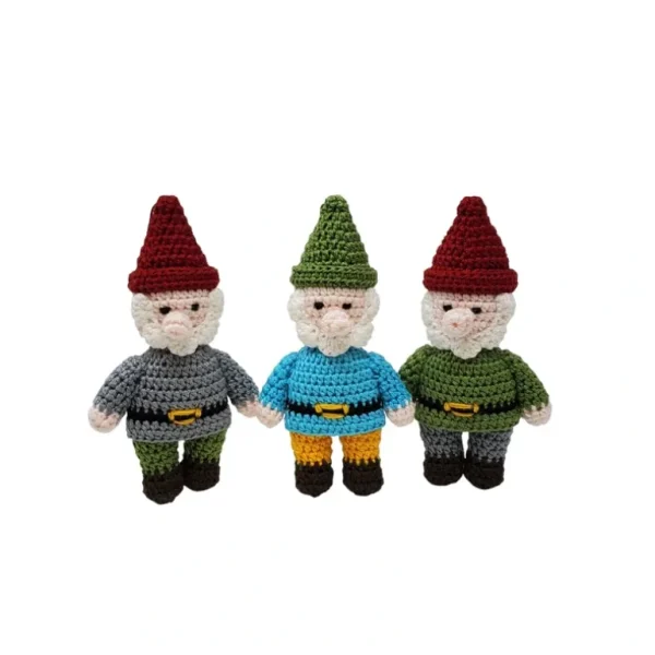 Shop All | Crochet Gnome Ornaments, Set Of 3 - CaringForTots - Professional Baby and Children's Products | Caring for Growth, Caring for Every Moment