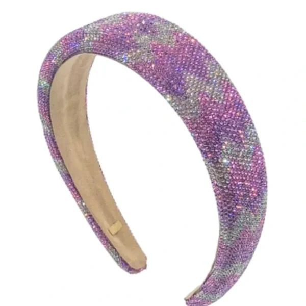 Shop All | Crystalized Zig-Zag Purple Headband - CaringForTots - Professional Baby and Children's Products | Caring for Growth, Caring for Every Moment