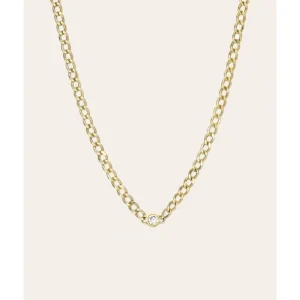 Shop All | Cuban Link Bezel Diamond Choker - CaringForTots - Professional Baby and Children's Products | Caring for Growth, Caring for Every Moment
