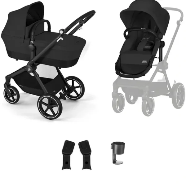 Shop All | CYBEX EOS Lux Essential Pushchair Bundle - CaringForTots - Professional Baby and Children's Products | Caring for Growth, Caring for Every Moment