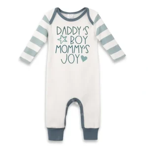 Shop All | Daddy's Boy Mommy's Joy Romper - CaringForTots - Professional Baby and Children's Products | Caring for Growth, Caring for Every Moment