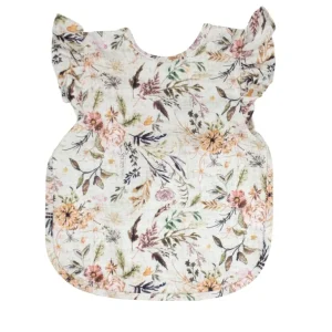 Shop All | Delilah Floral Flutter Bapron - CaringForTots - Professional Baby and Children's Products | Caring for Growth, Caring for Every Moment