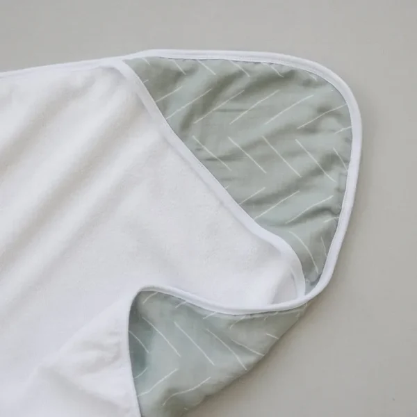 Shop All | Desert Sage Muslin Hooded Towel - CaringForTots - Professional Baby and Children's Products | Caring for Growth, Caring for Every Moment