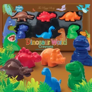 Shop All | Dinosaur World Crayons of Fun - CaringForTots - Professional Baby and Children's Products | Caring for Growth, Caring for Every Moment