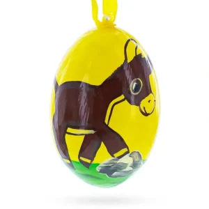 Shop All | Donkey Wooden Christmas Ornament 3 Inches - CaringForTots - Professional Baby and Children's Products | Caring for Growth, Caring for Every Moment