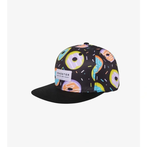 Shop All | Duh Donut Black Snapback Cap - CaringForTots - Professional Baby and Children's Products | Caring for Growth, Caring for Every Moment