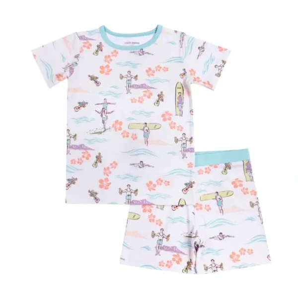 Shop All | Duke Short Bamboo Pajamas - CaringForTots - Professional Baby and Children's Products | Caring for Growth, Caring for Every Moment
