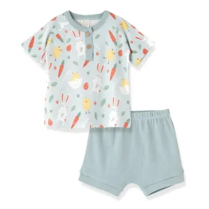 Shop All | Easter Peeps Boy's Henley Set - CaringForTots - Professional Baby and Children's Products | Caring for Growth, Caring for Every Moment