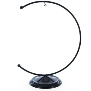 Shop All | Elegant C-shape Black Metal Dimensional Solid Base Ornament Display Stand 5.9 Inches - CaringForTots - Professional Baby and Children's Products | Caring for Growth, Caring for Every Moment
