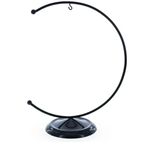 Shop All | Elegant C-shape Black Metal Dimensional Solid Base Ornament Display Stand 5.9 Inches - CaringForTots - Professional Baby and Children's Products | Caring for Growth, Caring for Every Moment