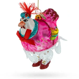 Shop All | Elegant Hen - Blown Glass Christmas Ornament - CaringForTots - Professional Baby and Children's Products | Caring for Growth, Caring for Every Moment