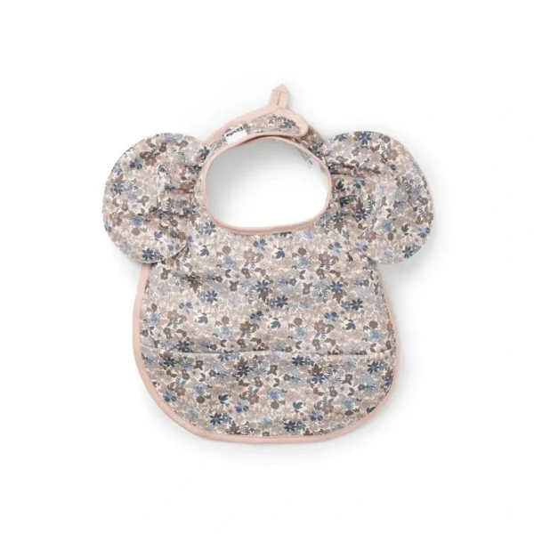 Best Elodie Details Baby Bib - Blue Garden Light - CaringForTots - Professional Baby and Children's Products | Caring for Growth, Caring for Every Moment