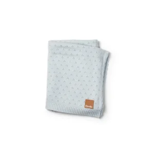 Best Elodie Details Pointelle Blanket - Bermuda Blue - CaringForTots - Professional Baby and Children's Products | Caring for Growth, Caring for Every Moment