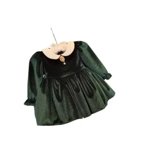 Best Sale Elsa Green Baby Dress - CaringForTots - Professional Baby and Children's Products | Caring for Growth, Caring for Every Moment