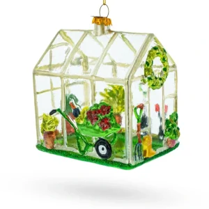 New Enchanted Greenhouse - Blown Glass Christmas Ornament - CaringForTots - Professional Baby and Children's Products | Caring for Growth, Caring for Every Moment