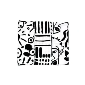 Outlet Etta Loves Muslins - Drawing - 3 Pack - CaringForTots - Professional Baby and Children's Products | Caring for Growth, Caring for Every Moment