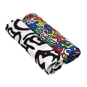 Shop Etta Loves X Keith Haring 2-pack Muslin Squares - For 0 To 4 Months & 5+ Month Old Babies - CaringForTots - Professional Baby and Children's Products | Caring for Growth, Caring for Every Moment