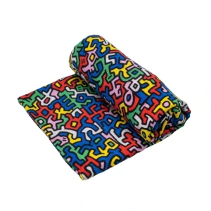 Online Etta Loves X Keith Haring Xl 'brazil' Muslin - For 5+ Month Old Babies - CaringForTots - Professional Baby and Children's Products | Caring for Growth, Caring for Every Moment