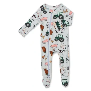 Fashion Farm Dreams Footie - CaringForTots - Professional Baby and Children's Products | Caring for Growth, Caring for Every Moment