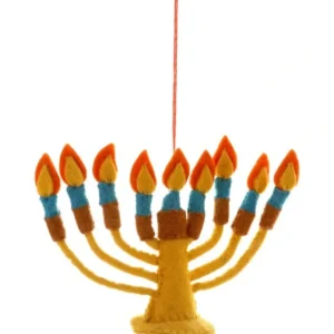 Sale Felt Menorah Ornament - CaringForTots - Professional Baby and Children's Products | Caring for Growth, Caring for Every Moment