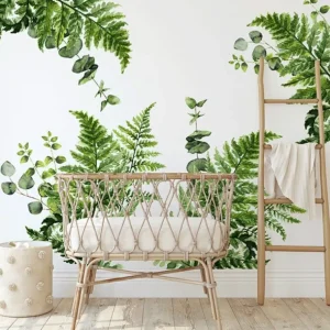 Best Ferns & Eucalyptus Wall Decals - CaringForTots - Professional Baby and Children's Products | Caring for Growth, Caring for Every Moment