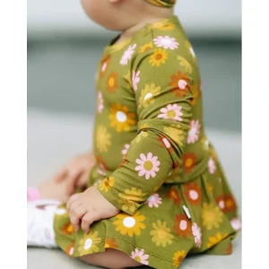 Shop Flower Power Dream Bodysuit Dress - CaringForTots - Professional Baby and Children's Products | Caring for Growth, Caring for Every Moment