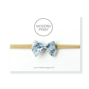 Best Forget Me Not | Leather Baby Bow - CaringForTots - Professional Baby and Children's Products | Caring for Growth, Caring for Every Moment