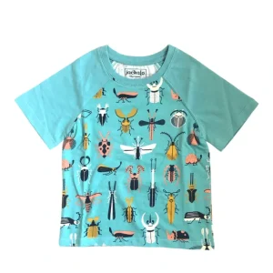 Clearance Frankie T-shirt - Beetle Mania Print - CaringForTots - Professional Baby and Children's Products | Caring for Growth, Caring for Every Moment