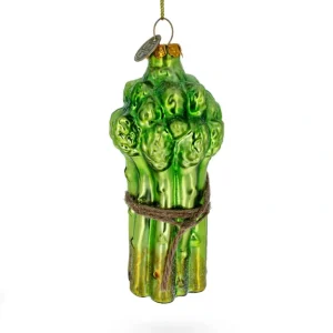 Hot Fresh Asparagus - Blown Glass Christmas Ornament - CaringForTots - Professional Baby and Children's Products | Caring for Growth, Caring for Every Moment