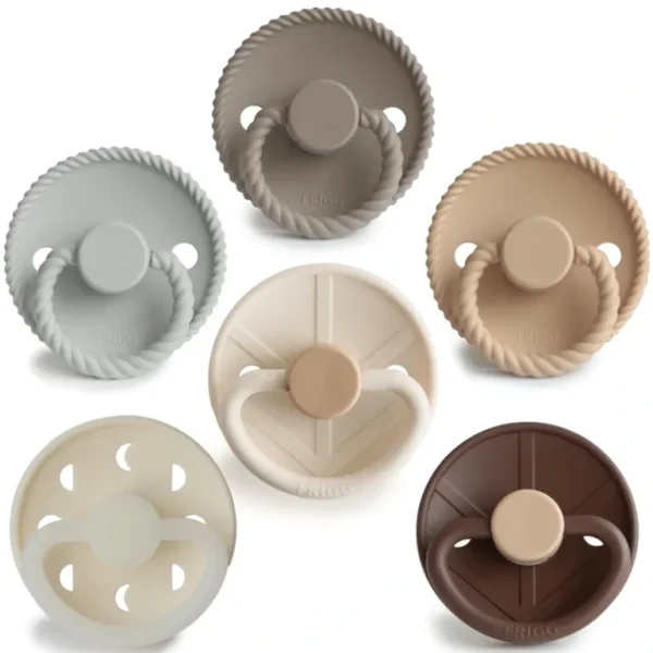 Cheap Frigg Silicone Earthy Wonder Pacifier 6-pack - CaringForTots - Professional Baby and Children's Products | Caring for Growth, Caring for Every Moment