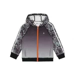 Sale Full Zip Athletic Hoodie Pixelated Grey - CaringForTots - Professional Baby and Children's Products | Caring for Growth, Caring for Every Moment