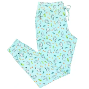 Shop All | Get Your Float On Manatees Women's Jogger Style Pj Pants - CaringForTots - Professional Baby and Children's Products | Caring for Growth, Caring for Every Moment