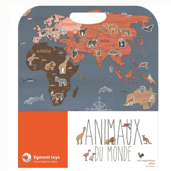 Fashion Giant Magnetic Game Animals Of The World - CaringForTots - Professional Baby and Children's Products | Caring for Growth, Caring for Every Moment