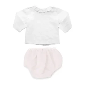 Sale Gift Set | Blossom Pink Bloomer And Blouse - CaringForTots - Professional Baby and Children's Products | Caring for Growth, Caring for Every Moment
