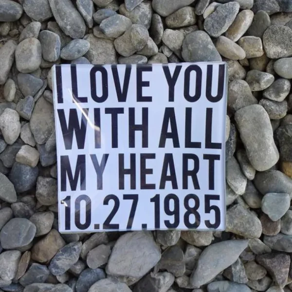 Hot Glass Decoupage Tray I love you - CaringForTots - Professional Baby and Children's Products | Caring for Growth, Caring for Every Moment